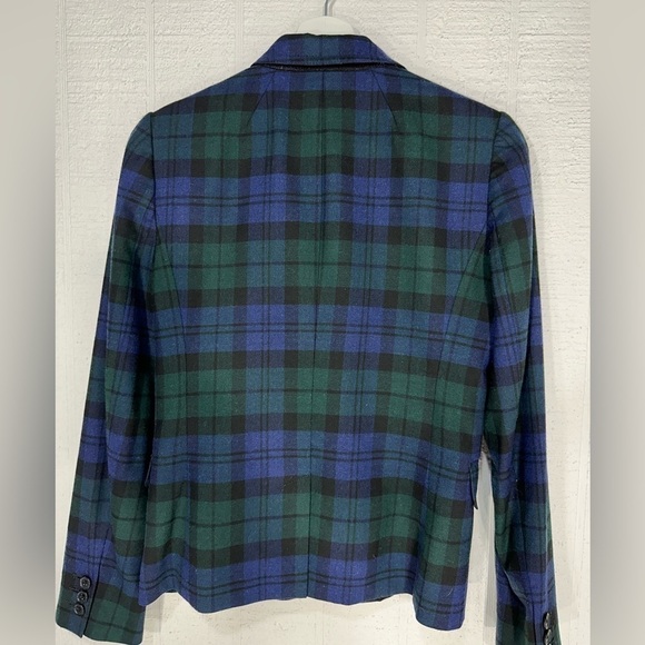 J. Crew plaid schoolboy blazer size 2 - Picture 6 of 13